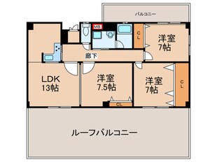 プレスト東田宮の物件間取画像